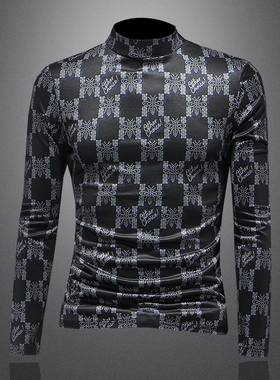 2025秋冬新款 轻奢品质半高领双面绒打底衫 D320-88347-P100