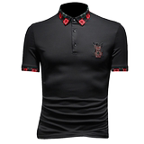 2023欧洲站夏季新款IUIUG潮流丝光棉短袖t恤男D320-27703-P80，男装T恤，电商D320-1