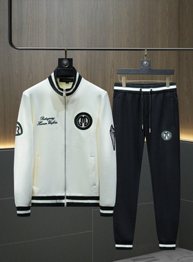 2025秋冬新款 IUIUG轻奢潮流卫衣男休闲运动套装D320-T87330-P280