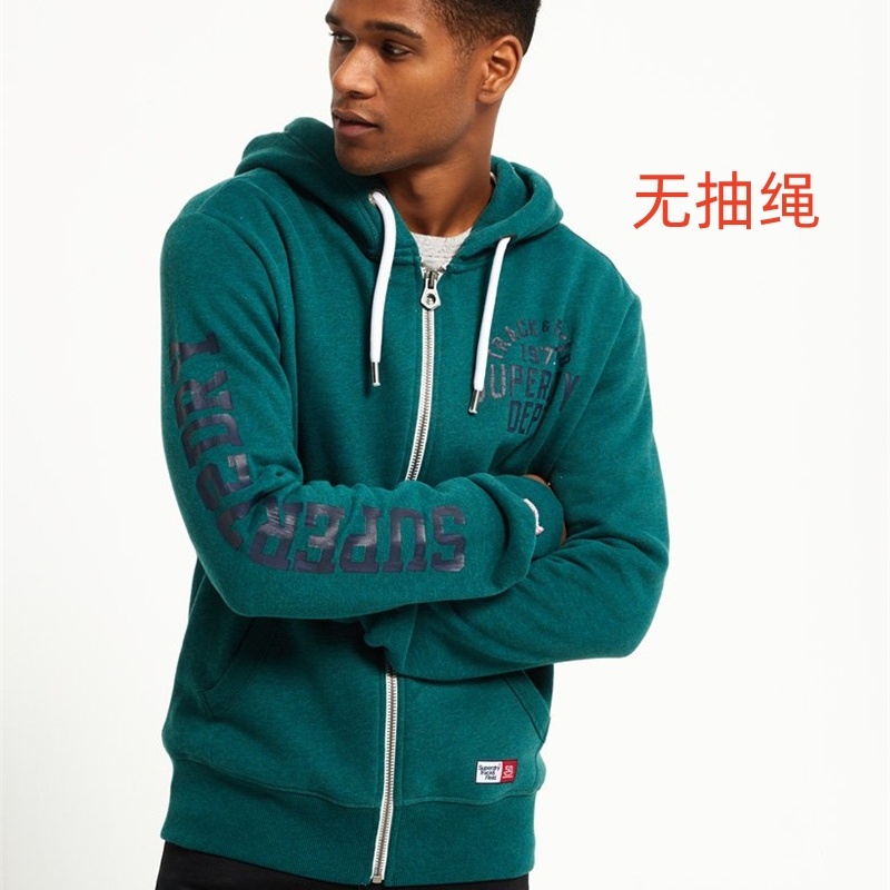 重磅美式复古卫衣印花加厚