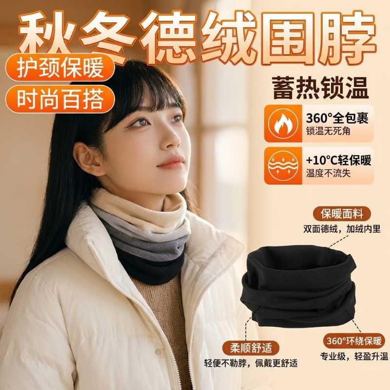 男女同款加绒加厚防风保暖护脖|