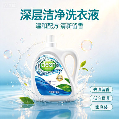 香氛洗衣液超净去污手洗机洗易漂