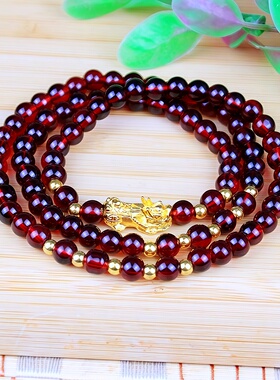 千顺万喜石榴石手串手链