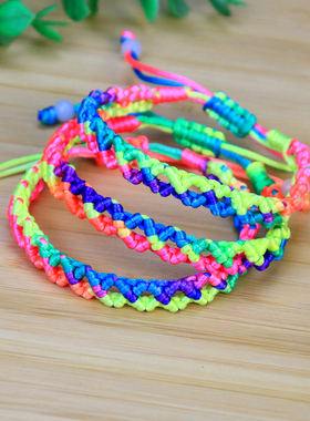 千顺万喜端午节五彩绳手链