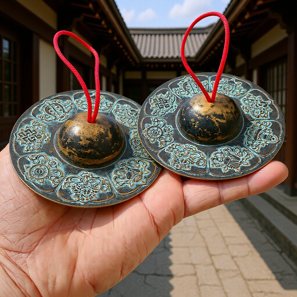 做旧仿古铜锣铜镲铜钹金属工艺品老实仿古乐器古玩杂项法器