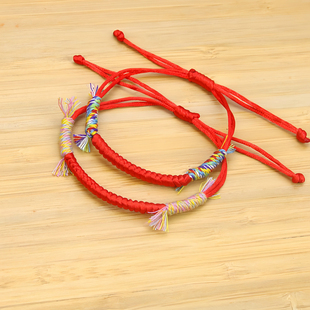 端午节新中式 金刚结编织红手绳 国风红绳手链女2025蛇年本命年藏式
