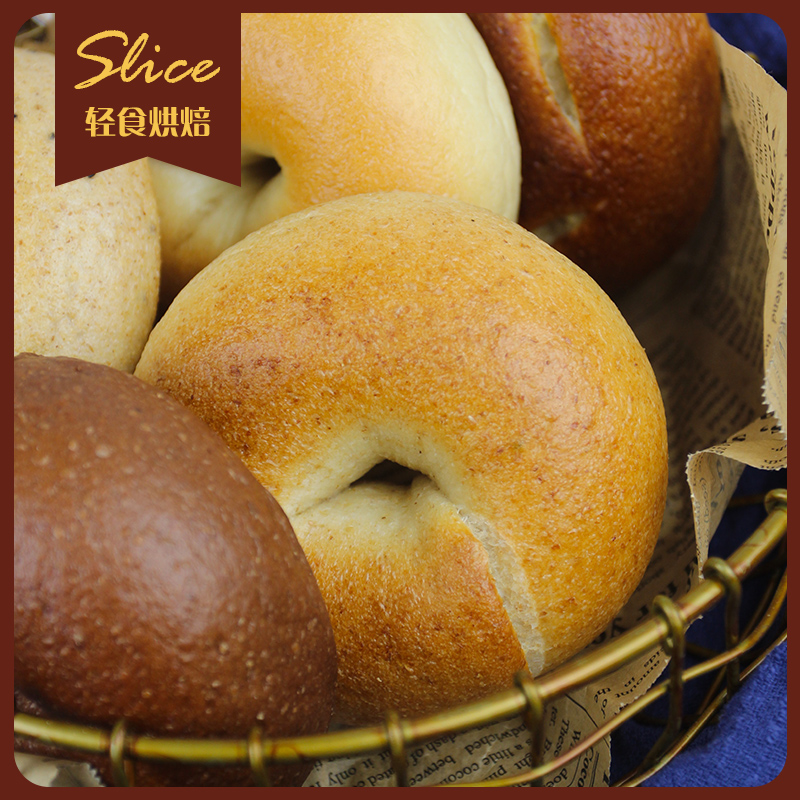 贝果面包健身饱腹代餐迷可饭