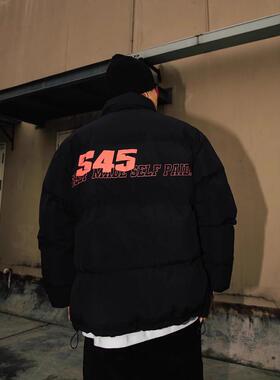 冬季S45基础款百搭宽松街头羽绒棉服男女情侣防风保暖加厚外套潮