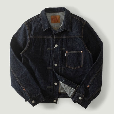 OmotoDenim正规代理日本制13.5盎司靛蓝War-Mode一代牛仔夹克