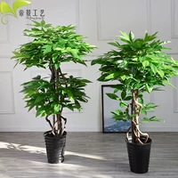 Симуляция деревья Фортуна Bonsai Real Tree Плохой экологические искусственные растения Семейный цветок цветочный сад набор сада