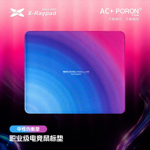 【AC+poron】X-Raypad  罗杰斯粗面乱纹电竞游戏鼠标垫APEX三角洲