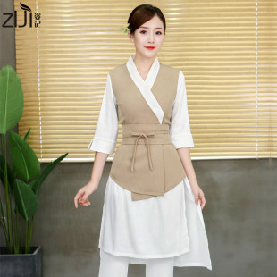 姿记2025新品美容师纹绣师工作服美容服美容院美容师工服春夏装女