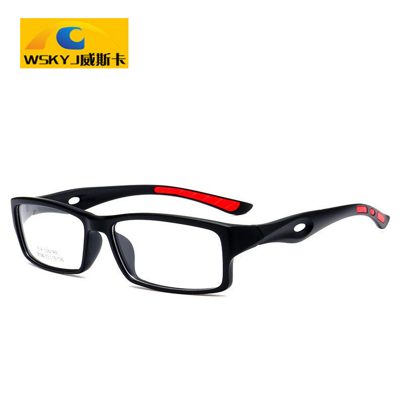 运动眼镜男近视镜防蓝光变色眼镜全框超轻防雾镜片防滑成品18166