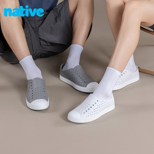 native洞洞鞋男女鞋情侣鞋沙滩鞋