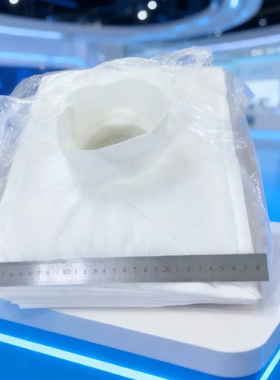 风琴过滤袋350*280-8个袋-聚酯布热风棉双阻分合成材料接口118