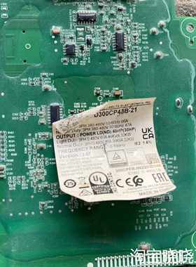 Delta变频器主板，型号2945470403议价