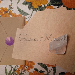原创设计 Sana Miracle 羊皮纸许愿卡