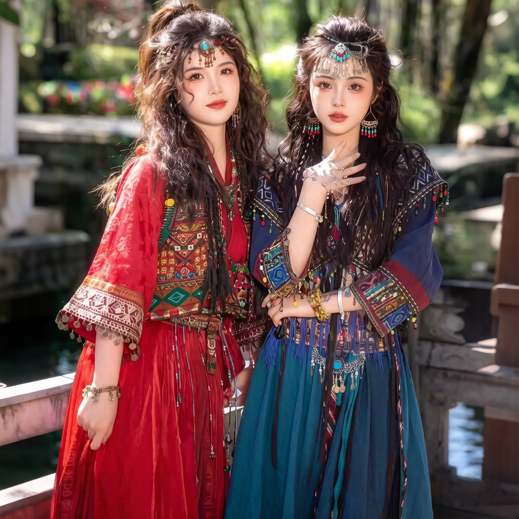 杨超越同款苗疆旅拍汉元素服装