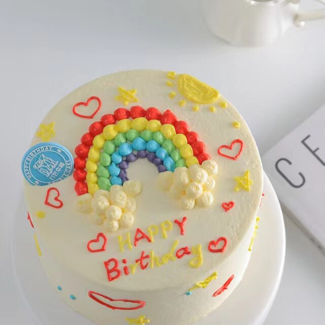 【彩虹的温柔】打包幸福哈尔滨淡生日/节日蛋糕
