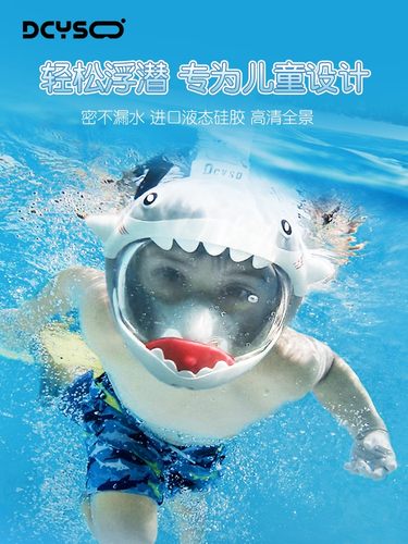 Dcyso浮潜三宝潜水镜装备浮潜面罩全干式呼吸管面镜儿童游泳装备