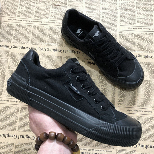 美国订单平底板鞋外贸帆布鞋