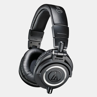 耳机吉他架子鼓返听录音师DJ编曲耳机 监听头戴式 铁三角ATH M50X