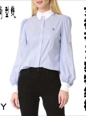 纸样制作女装立领泡泡袖衬衣服装缝制打板图纸1:1实物纸样BCY-164