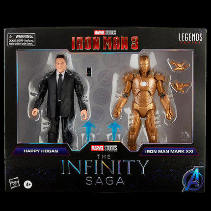 孩之宝 漫威 复仇者联盟 乔恩·费儒 哈皮 钢铁侠mark21保镖套装