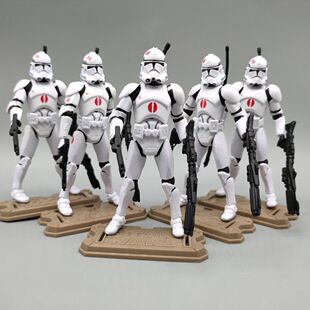 星球大战暴风兵 红点突击兵 帝国突击兵白兵3.75寸全关节可动手办