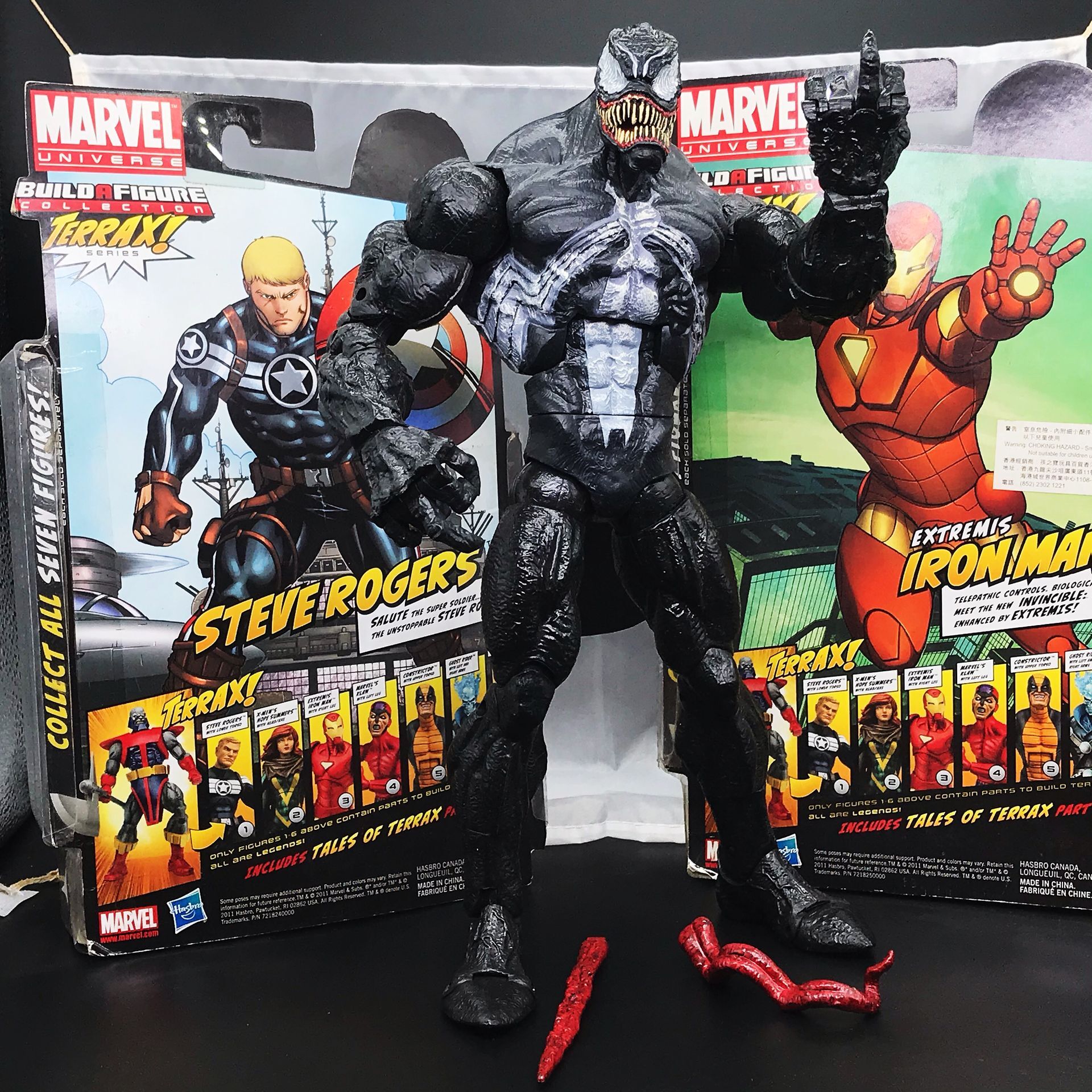 marvel复刻反派毒液人偶模型