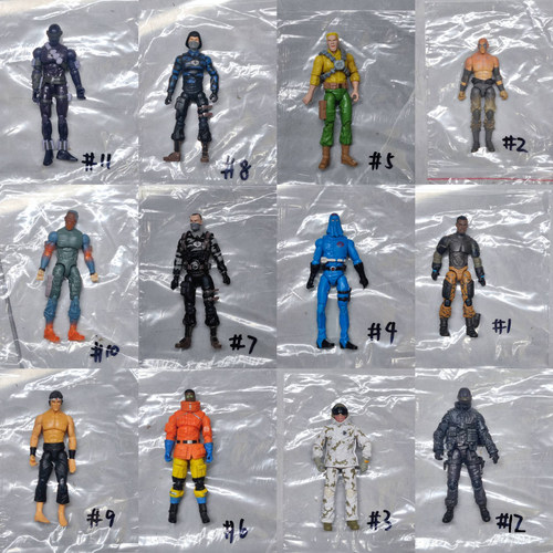 无配件特种部队眼镜蛇崛起开伞索蛇眼眼镜蛇指挥官蛇兵扎坦3.75寸