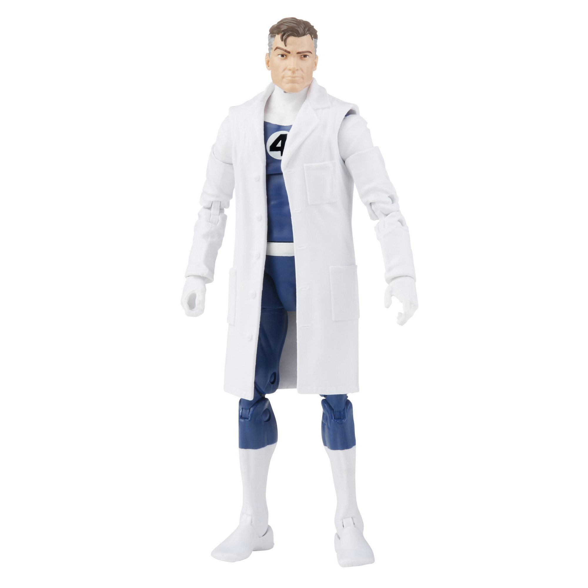 marvel legends 神奇四侠复古系列神奇先生无配件6寸可动人偶模型
