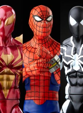 Marvel Legends PS游戏未来基金会东映钢铁蜘蛛侠6寸可动人偶模型