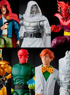 Marvel Legends 红骷髅AIM科学家多玛姆毁灭博士 雪怪套6寸人偶