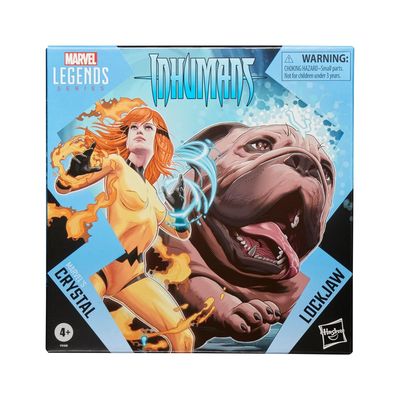 Marvel Legends 豪华限定版 异人族水晶公主 锁齿狗 6寸可动人偶