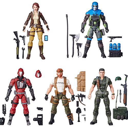 现货孩之宝GIJOE特种部队蝙蝠怪封面女郎猎鹰厨师腹地6寸可动人偶