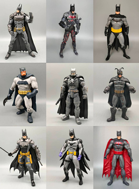 DCC漫画超级英雄蝙蝠侠阿卡姆黑暗骑士布鲁斯韦恩7寸可动人偶模型