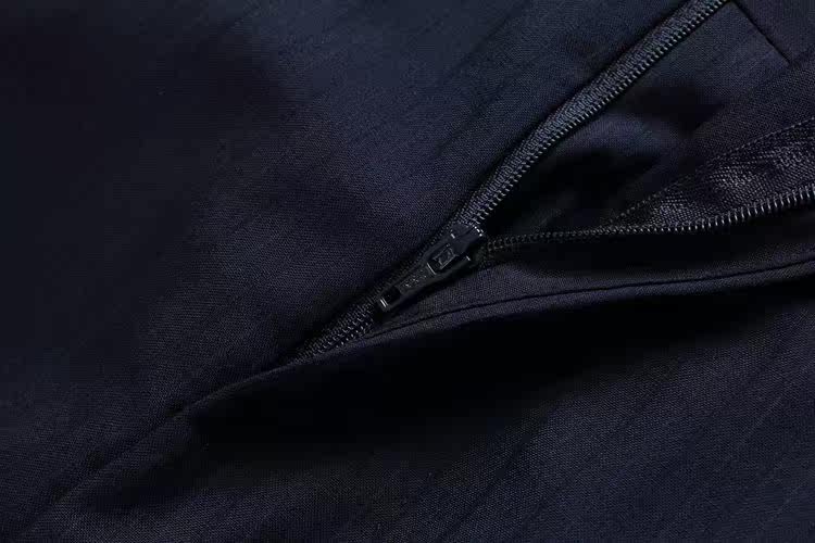 Pantalon droit en laine pour printemps - Ref 1467937 Image 3