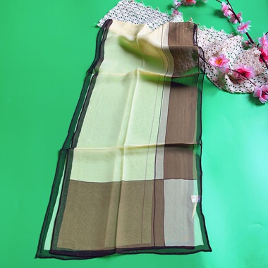 瑕疵特卖 100%桑蚕丝丝巾真丝围巾清爽配色简约大气 只卖19.99元