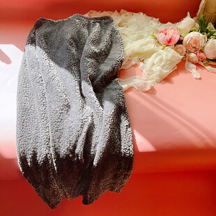 只卖108元 高档真丝丝绒半身裙旗袍裙 细腻通透 洋灰色 时尚