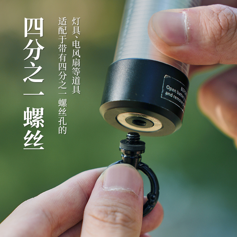 1/4露营灯螺丝手拧吊环四分之一快装螺丝快拆螺丝户外工作灯挂钩
