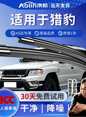适用猎豹CS10雨刮器CS9黑金刚迈途Q6飞腾CS6原装无骨胶条后雨刷片