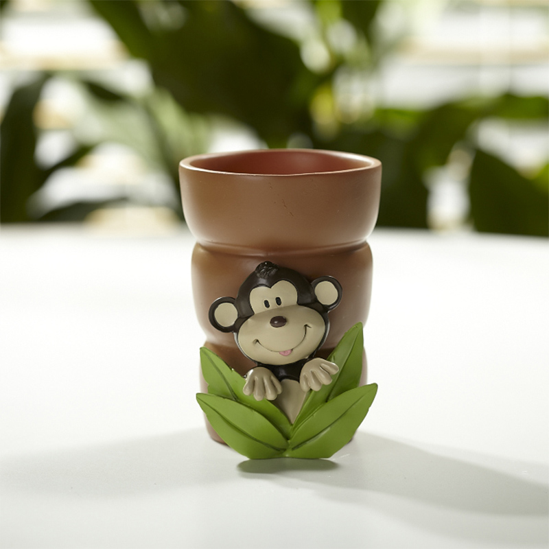 树脂漱口杯欧式陶瓷冷水杯卫生间田园家居装饰品牙杯创意装饰杯子