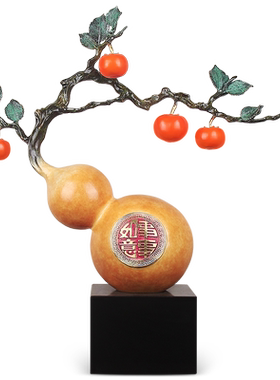 全铜事事如意葫芦摆件客厅装饰品