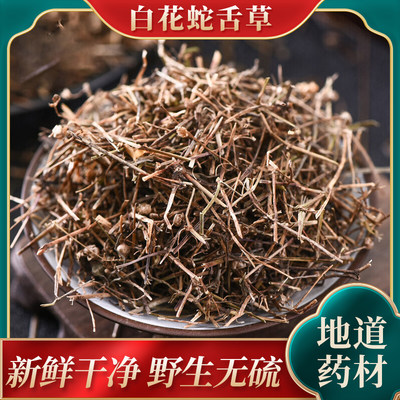 野生白花蛇舌草中药材500g新鲜百花蛇舌草茶泡水半枝莲铁树叶大枣