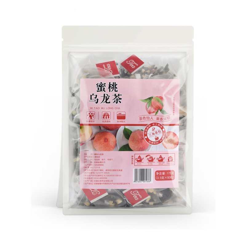 蜜桃白桃乌龙茶包冷泡茶非日本冻干冲饮绿茶花茶水果茶养生茶泡水