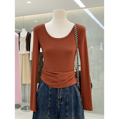 软糯羊绒料修身款百搭长袖内搭