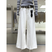 2026早春上新小个子显瘦阔腿裤 高腰宽松牛仔裤 配腰带 款 穿不腻经典