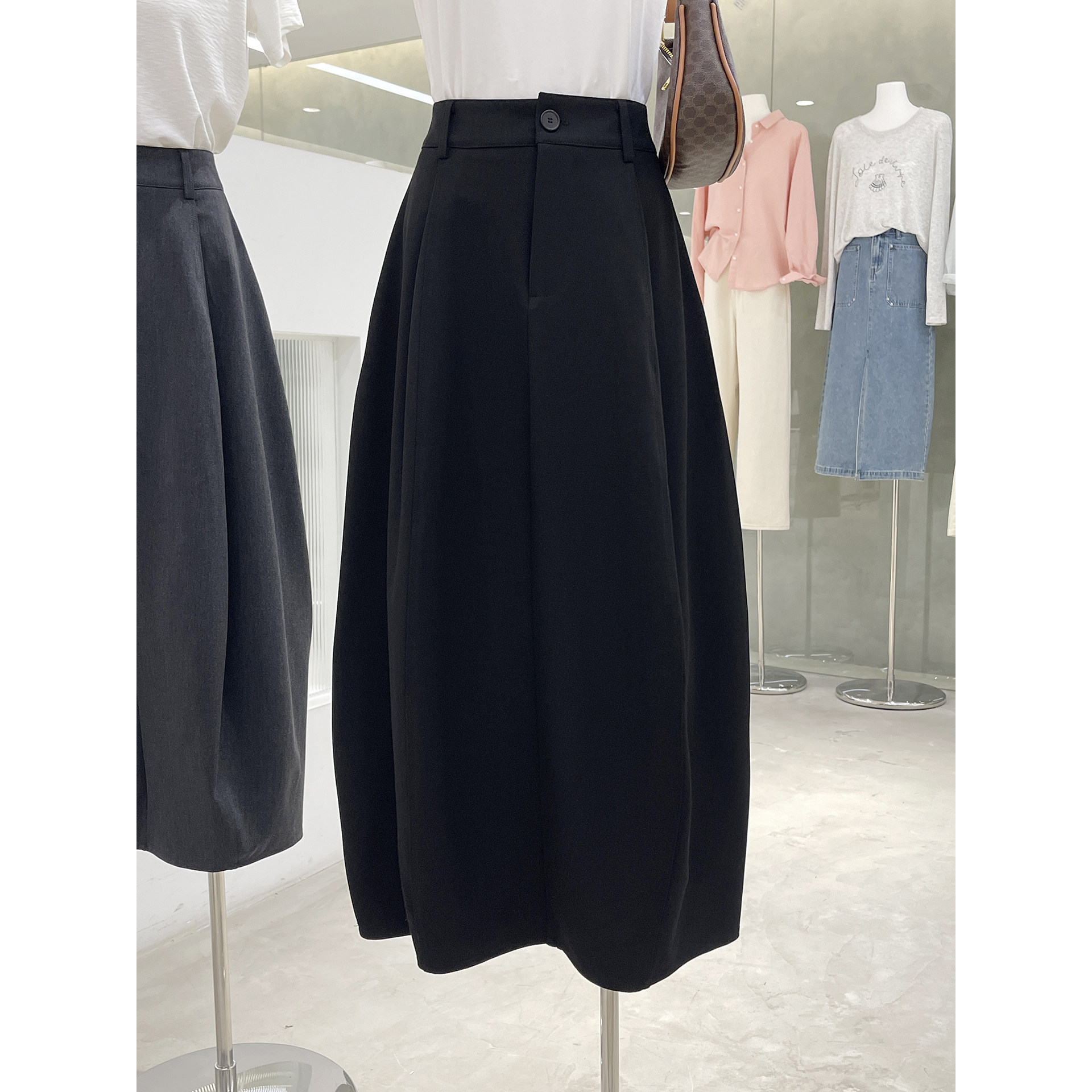 清仓捡漏不TUI不换！茧型花苞气球裙梨形遮胯藏肉西装半身裙Q261,女装/女士精品,半身裙,淘宝优惠券,粉丝福利购,淘宝优惠卷