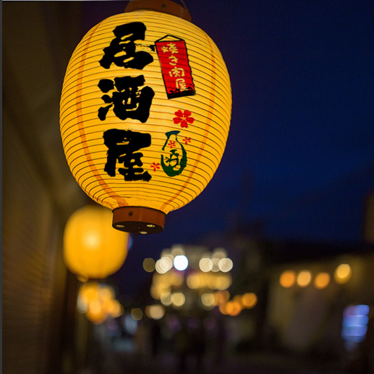 千田灯光pvc圆形餐厅灯笼图片